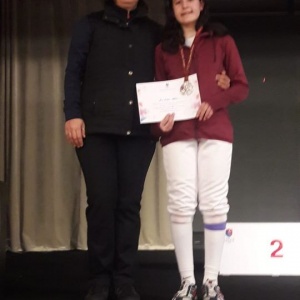Antalya’ da düzenlenen U10-U12-U14 klasmanı Açık Flöre branşı turnuvada, U12 kızlarda sporcumuz Ece Gizem Huriel 2.ci olmuştur
