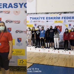 Ankara'da düzenlenen U14 Bayan Flöre Açık Turnuvasında Atak Eskrim Spor Kulübü sporcumuz Ece Gizem Huriel 6.cı olmuştur. (02.07.2021)
