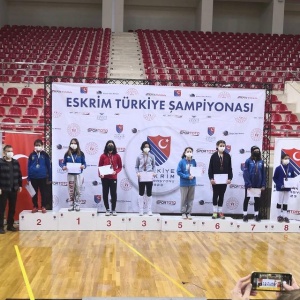 Our athlete Ece Gizem Huriel came in 3rd in the U14 Foil Open Tournament held in Eskişehir (19.12.2021)