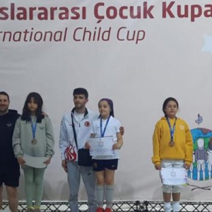 On 14.04.2022, our athlete Toprak Öğün came in 8th in the U10 girls category and won a medal at the Antalya International Children's Cup.