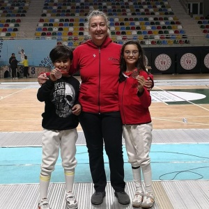 Our athlete Eyüp Ege Adıgüzel, who competed in the U-10 Male foil category at the Regional Flore Open Tournament held in Kocaeli on October 9, 2022, c